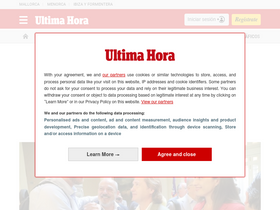 'ultimahora.es' screenshot