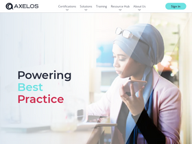 'axelos.com' screenshot