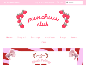 punchuuclub.shop homepage screenshot