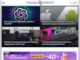'trashexpert.ru' screenshot