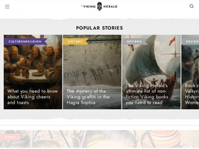'thevikingherald.com' screenshot