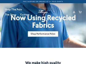 shoptillinger.com homepage screenshot