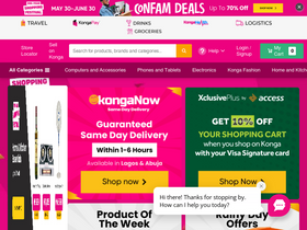 'konga.com' screenshot