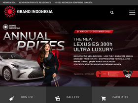 'grand-indonesia.com' screenshot