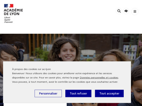 'ac-lyon.fr' screenshot