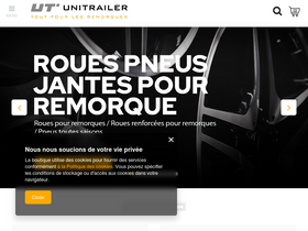'unitrailer.fr' screenshot