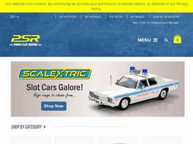 'pendleslotracing.co.uk' screenshot