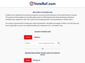 'voteref.com' screenshot