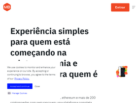 'mercadobitcoin.com.br' screenshot