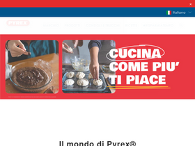 Pyrex homepage screenshot