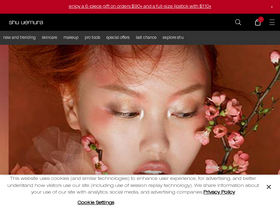 'shuuemura-usa.com' screenshot