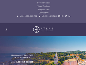 'atlasoceanvoyages.com' screenshot
