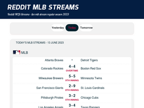 'redditmlbstreams.live' screenshot