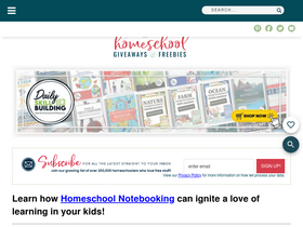 'homeschoolgiveaways.com' screenshot