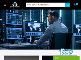 'ethicalhackersacademy.com' screenshot