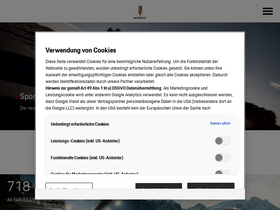 'porsche.at' screenshot