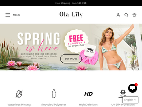 olalily.com homepage screenshot