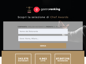 'gastroranking.it' screenshot