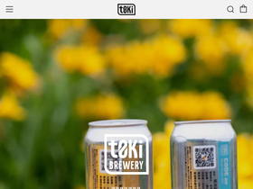 t0ki.beer homepage screenshot