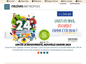 'orleans-metropole.fr' screenshot