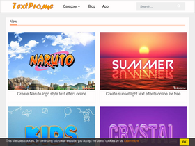 'textpro.me' screenshot