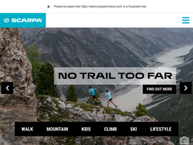 'scarpa.co.uk' screenshot