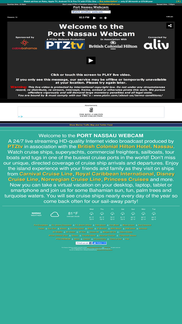portnassauwebcam.com