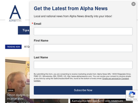 'alphanews.org' screenshot
