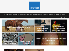 'lavise.fr' screenshot