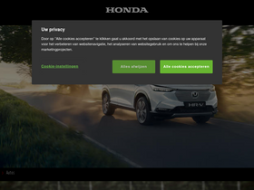 'honda.nl' screenshot