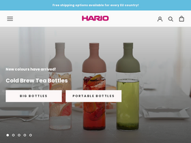 HARIO Europe website screenshot