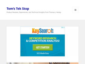 'tomstek.us' screenshot