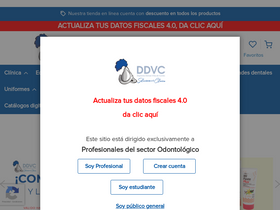 'tiendaddvc.mx' screenshot