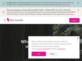 'bankaust.com.au' screenshot