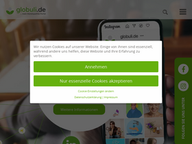 'globuli.de' screenshot