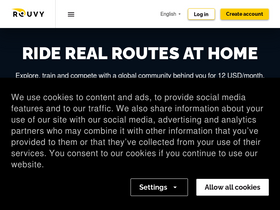 'rouvy.com' screenshot