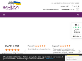 'hamiltonpens.com' screenshot