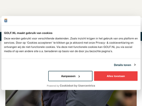 'golf.nl' screenshot