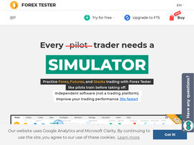 'forextester.com' screenshot