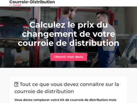 'courroie-distribution.fr' screenshot