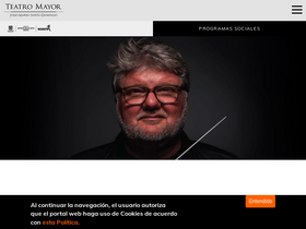 'teatromayor.org' screenshot