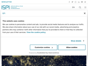 'ispionline.it' screenshot