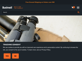 'bushnell.com' screenshot