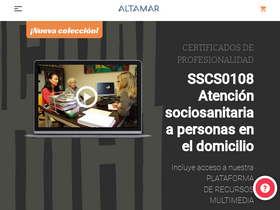 'altamar.es' screenshot