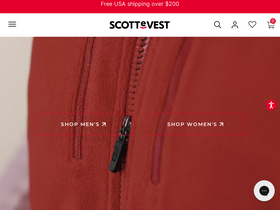 'scottevest.com' screenshot