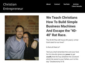 'christianentrepreneurinc.com' screenshot