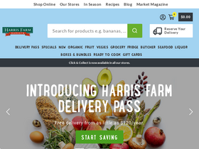 'harrisfarm.com.au' screenshot