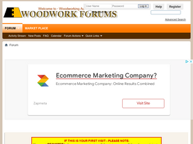 'woodworkforums.com' screenshot