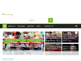 'irish-boxing.com' screenshot