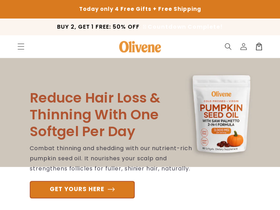 Olivene website screenshot